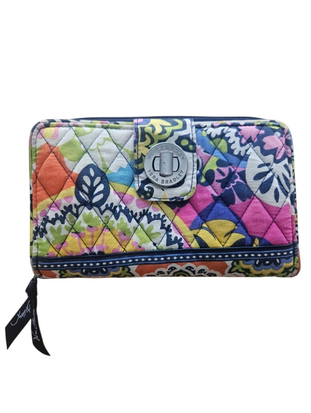Vera Bradley Rio Turnlock Wallet Zip Around Organizer‎